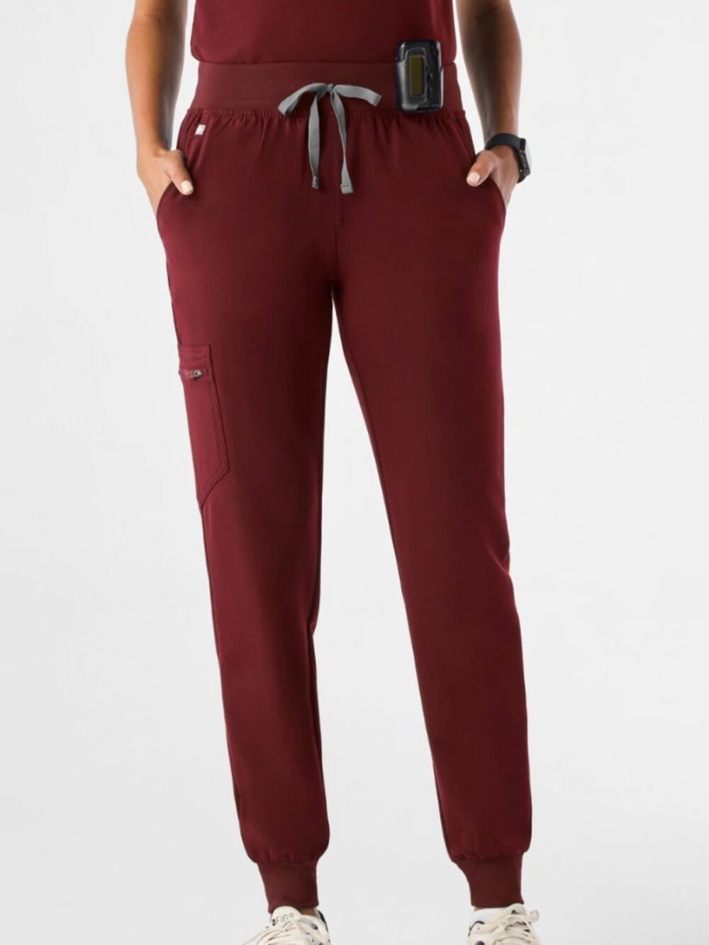 FIGS Burgundy Zamora Jogger Pants XXS/P